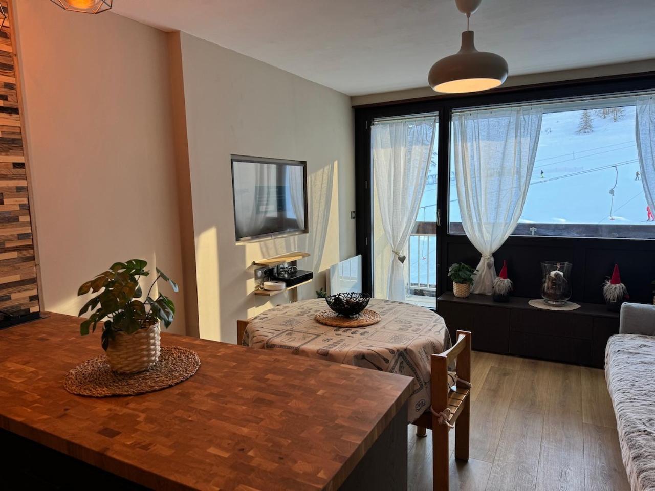 Studio Les Chalmettes 4 Personnes Au Pied Des Pistes Wifi - Balcon - Parking Montgenèvre Eksteriør bilde